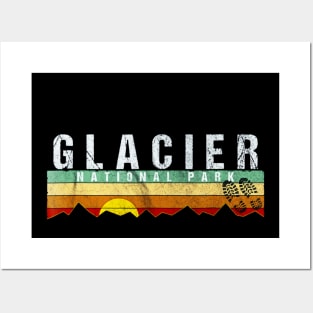 Glacier National Park Shirt - Camping Hiking Posters and Art